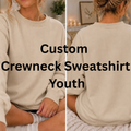 Custom Crew Sweatshirt Youth